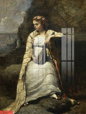 File in trần Tranh sơn dầu phương tây tổng hợp STS7482 (bản gốc) mây trời