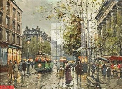 File tranh Tranh sơn dầu phương tây tổng hợp STS7483 (gốc) chủ đề con người