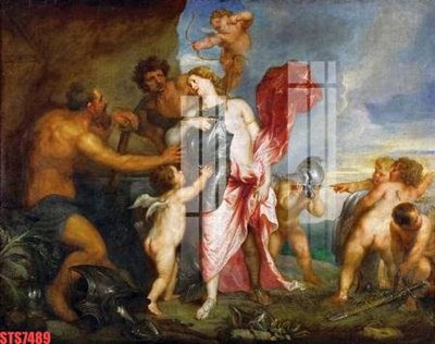 File PSD Tranh sơn dầu phương tây tổng hợp STS7489 (bản gốc) đã tách nền