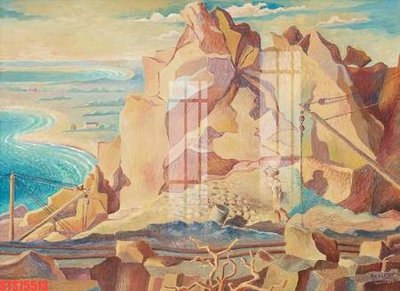 File gốc Tranh sơn dầu phương tây tổng hợp STS75513 (PNG) không nền chất lượng