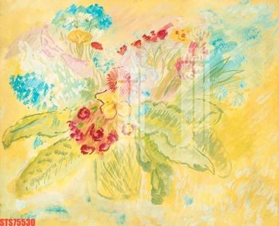 Hình ảnh file gốc in trần nhà Tranh sơn dầu phương tây tổng hợp STS75530