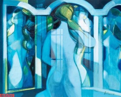 File tranh Tranh sơn dầu phương tây tổng hợp STS75726 (gốc) chủ đề động vật