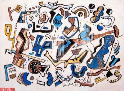 Download file ảnh gốc Tranh sơn dầu phương tây tổng hợp STS75796 để in ấn