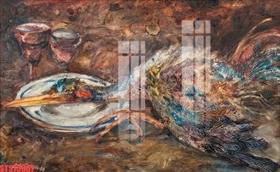 File tranh Tranh sơn dầu phương tây tổng hợp STS75867 (ảnh gốc) không bị mờ