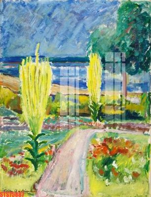 File gốc Tranh sơn dầu phương tây tổng hợp STS75887 (in lụa) tranh phong thủy