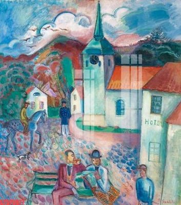 File in trần Tranh sơn dầu phương tây tổng hợp STS75977 (file gốc) xuyên sáng