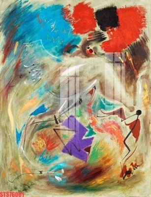 File tranh Tranh sơn dầu phương tây tổng hợp STS76001 (file gốc) chủ đề phong thủy