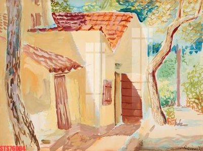 File gốc Tranh sơn dầu phương tây tổng hợp STS76084 (in mica) làm bảng hiệu