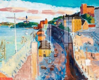 File in trần Tranh sơn dầu phương tây tổng hợp STS76086 (file gốc) hoa văn 3D