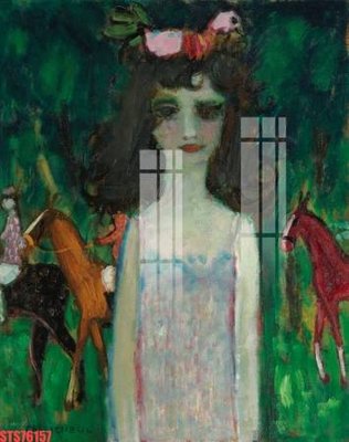 Tải file Tranh sơn dầu phương tây tổng hợp STS76157 (gốc) làm tranh treo tường