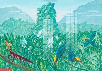 File tranh Tranh sơn dầu phương tây tổng hợp STS76217 (ảnh gốc) in trần xuyên sáng