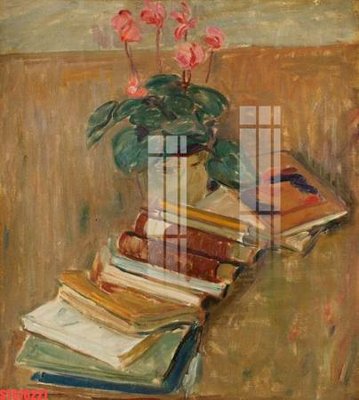 Ảnh gốc Tranh sơn dầu phương tây tổng hợp STS76227 (nét căng) in mica