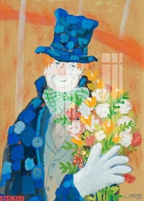 File tranh Tranh sơn dầu phương tây tổng hợp STS76291 (gốc) chủ đề thành phố