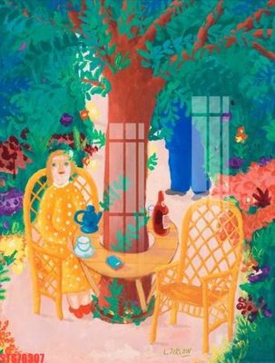 File tranh Tranh sơn dầu phương tây tổng hợp STS76307 (bản gốc) in lụa 5D