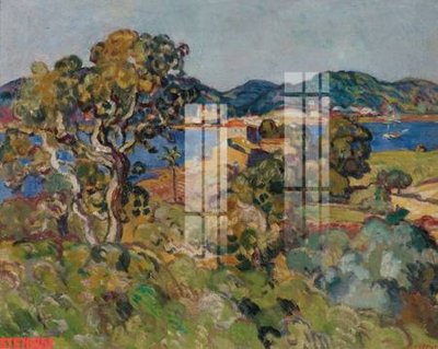 File tranh Tranh sơn dầu phương tây tổng hợp STS76351 (ảnh gốc) in trần nhà