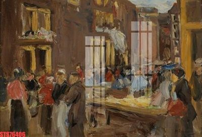 File in ấn Tranh sơn dầu phương tây tổng hợp STS76406 (bản gốc) sắc nét