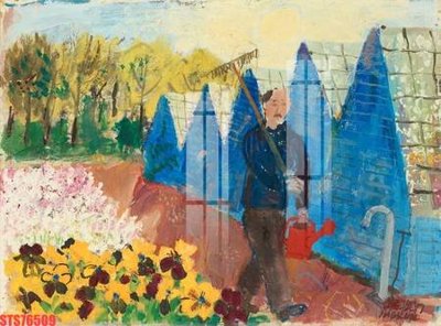 File tranh Tranh sơn dầu phương tây tổng hợp STS76509 (bản gốc) in lụa 5D