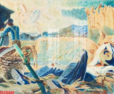 File gốc Tranh sơn dầu phương tây tổng hợp STS76644 (in lụa) tranh thuận buồm