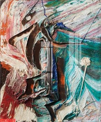 File gốc Tranh sơn dầu phương tây tổng hợp STS76668 (in lụa) trang trí tường