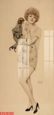 File tranh Tranh sơn dầu phương tây tổng hợp STS76702 (gốc) chủ đề con người