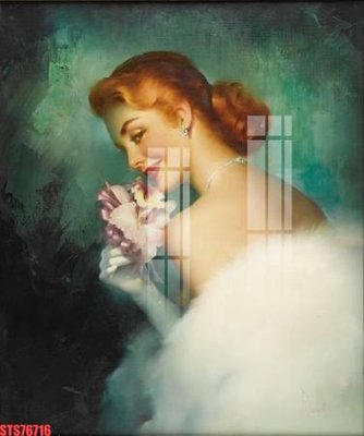 File tranh Tranh sơn dầu phương tây tổng hợp STS76716 (bản gốc) in lụa 3D