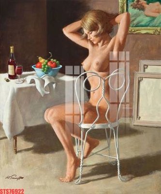 File gốc Tranh sơn dầu phương tây tổng hợp STS76922 (bản quyền) cho in ấn