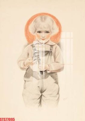 Ảnh gốc Tranh sơn dầu phương tây tổng hợp STS77095 (siêu chi tiết) để in ấn