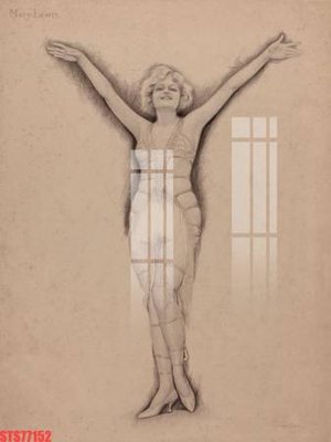 File ảnh Tranh sơn dầu phương tây tổng hợp STS77152 (gốc) in PP, decal