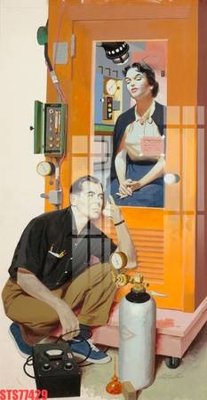 Download file Tranh sơn dầu phương tây tổng hợp STS77429 (gốc) in mica ốp bếp