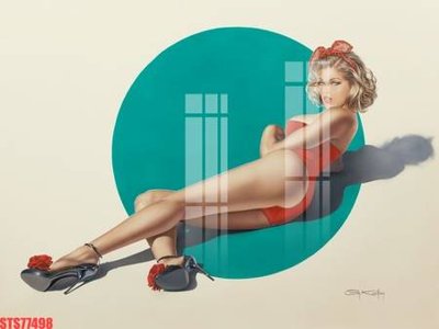 File gốc Tranh sơn dầu phương tây tổng hợp STS77498 (cho in ấn) từ kho Filetranh