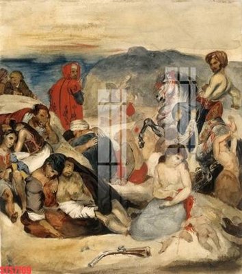 Download file gốc Tranh sơn dầu phương tây tổng hợp STS7769 (in lụa) tranh 3D