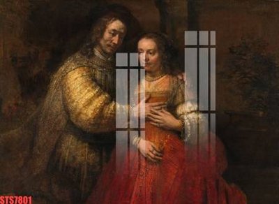 File in trần Tranh sơn dầu phương tây tổng hợp STS7801 (bản gốc) trời sao