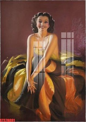 File gốc Tranh sơn dầu phương tây tổng hợp STS78091 (in tráng gương) hiện đại