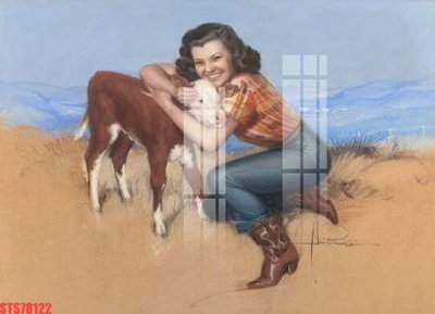 File ảnh Tranh sơn dầu phương tây tổng hợp STS78122 (gốc) in PP, decal