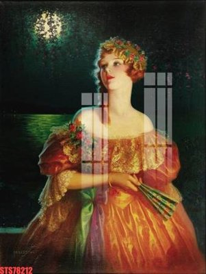 File tranh in trần 3D Tranh sơn dầu phương tây tổng hợp STS78212 (ảnh gốc)