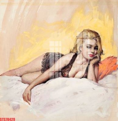 File tranh gốc in trần nhà Tranh sơn dầu phương tây tổng hợp STS78429 3D