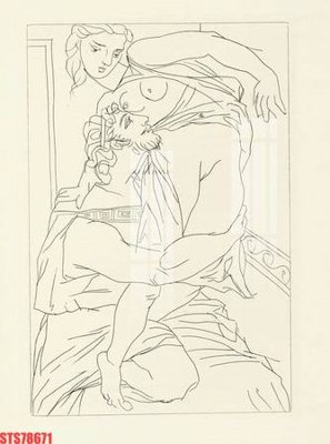 File gốc Tranh sơn dầu phương tây tổng hợp STS78671 (in tráng gương) sang trọng