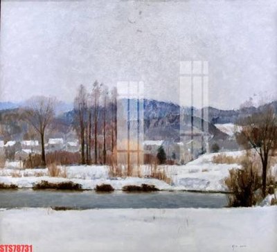 File ảnh Tranh sơn dầu phương tây tổng hợp STS78731 (gốc) in standee