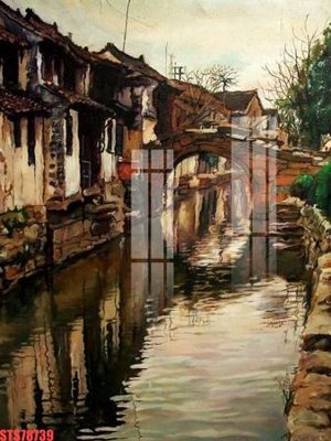 Download file gốc Tranh sơn dầu phương tây tổng hợp STS78739 (dùng cho in ấn)