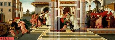 Tải file gốc in lụa Tranh sơn dầu phương tây tổng hợp STS78796 siêu nét