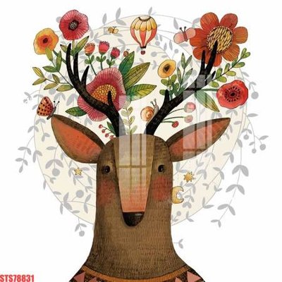 Download file gốc Tranh sơn dầu phương tây tổng hợp STS78831 (in lụa) tranh 3D