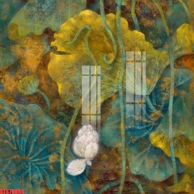 File gốc Tranh sơn dầu phương tây tổng hợp STS78884 (in lụa) chi tiết cao