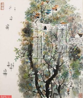 File ảnh Tranh sơn dầu phương tây tổng hợp STS7898 (gốc) in standee