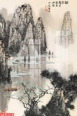 Tải file tranh gốc Tranh sơn dầu phương tây tổng hợp STS78981 chất lượng cao