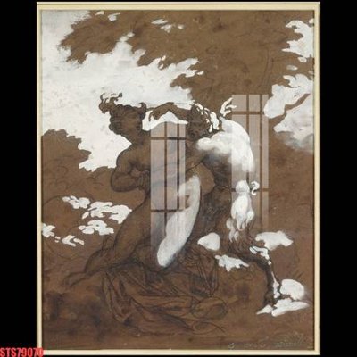 Download file Tranh sơn dầu phương tây tổng hợp STS79070 (gốc) in mica đèn LED