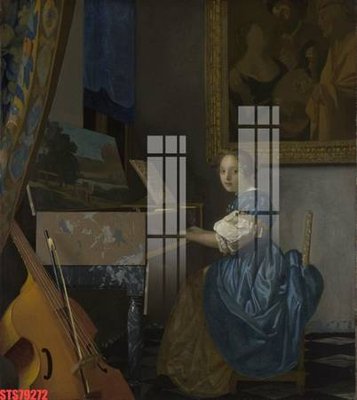 Download file gốc Tranh sơn dầu phương tây tổng hợp STS79272 (in lụa) tranh 3D