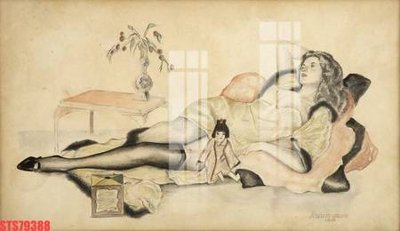 File gốc Tranh sơn dầu phương tây tổng hợp STS79388 (trang trí) phòng làm việc