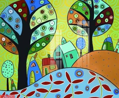 Download file Tranh sơn dầu phương tây tổng hợp STS79436 (gốc) in mica đèn LED