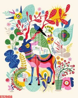 Tải file Tranh sơn dầu phương tây tổng hợp STS79456 (gốc) in ấn ngay lập tức