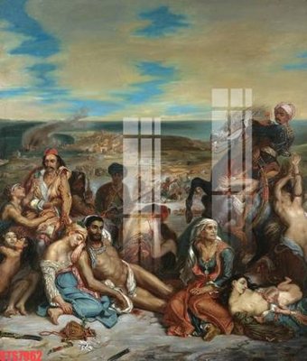 Download file gốc Tranh sơn dầu phương tây tổng hợp STS7962 (in lụa) hoa lá